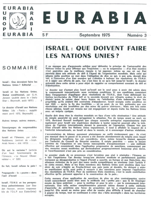 Eurabia n°3 500x654 Une Conspiration Boomrang